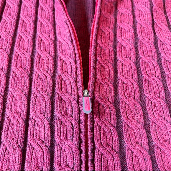 Eddie Bauer Zip Cable Knit Sweater - Picture 3 of 4